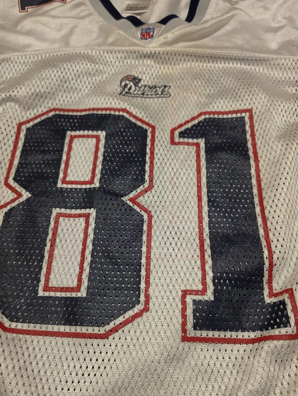 VINTAGE REEBOK RANDY MOSS PATRIOTS JERSEY 🔥Super clean. New England Patriots